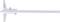 Silver vernier calliper with scale from 0 to 300 mm, used for precise measurement of internal, external, and depth dimensions.
