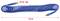 Blue spiral air hose with G1/4" male threaded connections and a length of 15 m, suitable for compressed air applications.