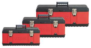 KS Tools 8500360 850.0360 Tool box (empty) Plastic, Steel plate Black-red