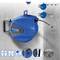 Automatic Blue Wall-Mounted Hose Reel, suitable for 15 metres, 18 bar, 3/8 inch, for air and water.
