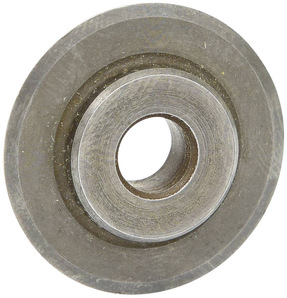 A single metal bearing against a white background.