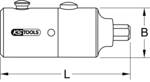 Installation tool for drain valves, 92 mm