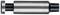 Metal pin, cylindrical with tapered ends, likely used for mechanical connection or fastening in mechanical engineering applications.