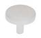 A round white button with a short pin underneath, likely for attaching to furniture or a flat surface.