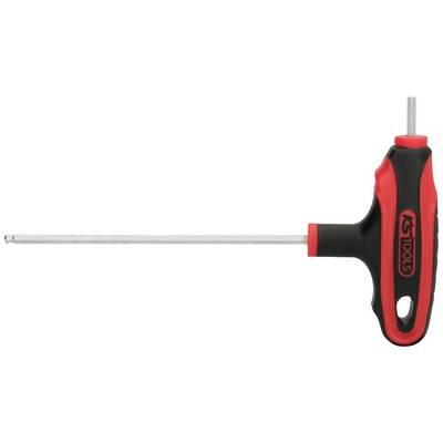 Hexagonal Allen key with T-handle in Black and Red, used for tightening and loosening screws in hard-to-reach areas.