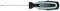 Flat-head screwdriver with a blue-black handle, bearing the inscription 'KS TOOLS' on the handle.