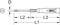 Technical drawing of a screwdriver with dimensions: overall length L1, handle length L3, blade length L2, and diameter D.