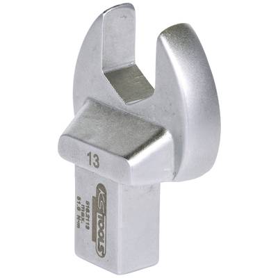 Silver-coloured spanner head, size 13, made of metal. 'GS TOOLS' and '13' markings visible.