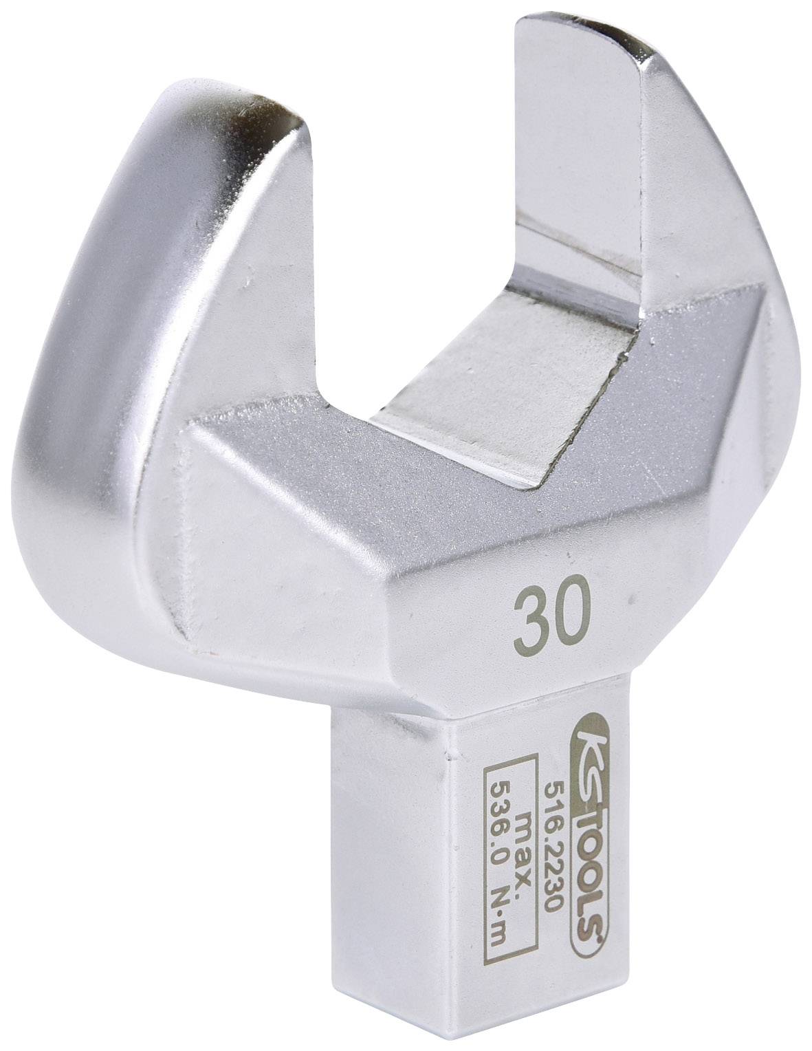 A 30mm open-ended spanner, suitable for tightening screws and nuts.