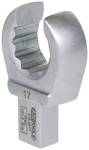9x12mm Flat-pin ring spanner open, 17mm