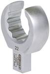 9x12mm Flat-pin ring spanner open, 22mm