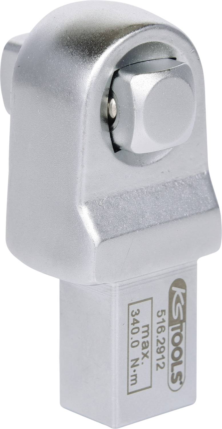 Metallic torque wrench socket attachment, cylindrical, with KS Tools logo and maximum value of 3400 Nm.