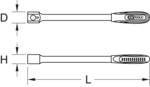 9x12mm ERGOOTORQUEplus universal plug-in key