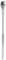 A silver-gleaming torque wrench with a ratchet at the head end. Designed for precise tightening of screws.