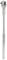 A silver torque wrench with a long handle and a ratchet head, suitable for precise tightening torques on screw connections.