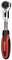 A spanner with a red and black handle, suitable for various screw sizes.