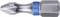A cross-head bit with a blue ring, suitable for screwdrivers, shows a silver metallic surface and typical form.