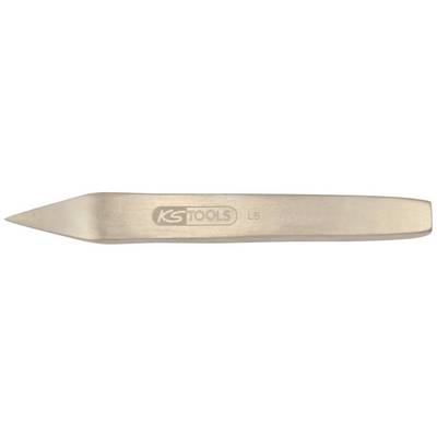 A bronze chisel from KS Tools with a pointed blade, suitable for precise work in spark-sensitive environments.