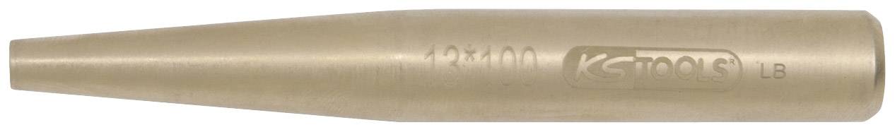 Metallic tool for blasting tubes, slender cylindrical body, etched marking with 'ks tools 42x100 LB'.