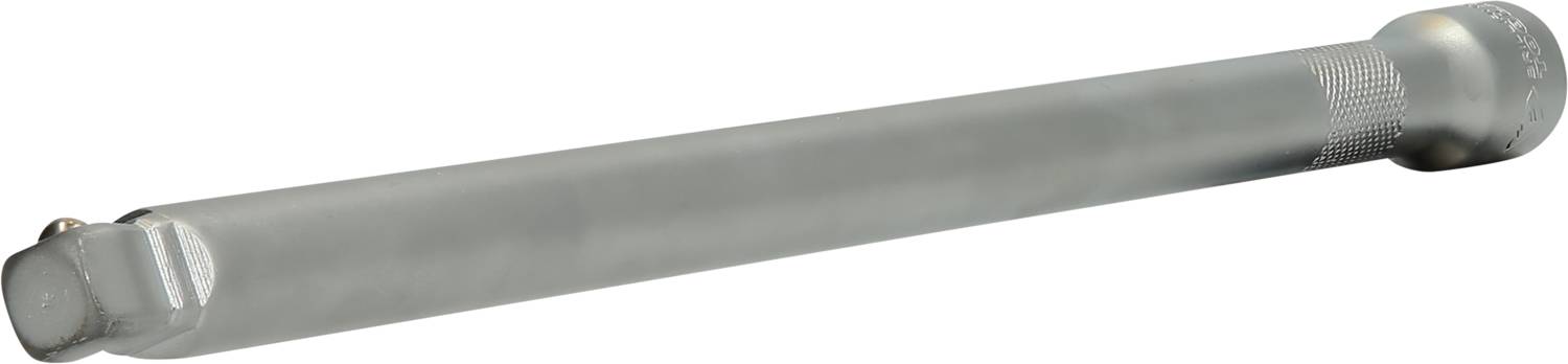 A silver torque wrench with a long handle, used for precise application of torque to screws.