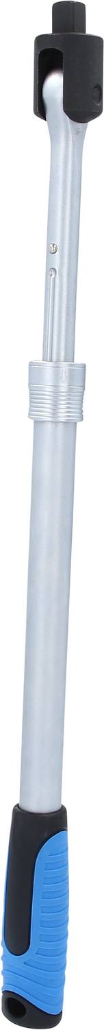 Torque wrench with blue handle, suitable for precise tightening of screws and nuts, important in mechanics and repair.