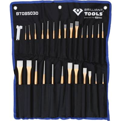 Brilliant Tools Chisel and punch set, 28 piece  BT085030