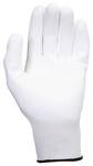 Micro-fine knitted gloves-white, 10, 12 pairs