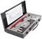 Metal case with foam lining, contains specialised tools and an instruction sheet. Designed for professional repairs.
