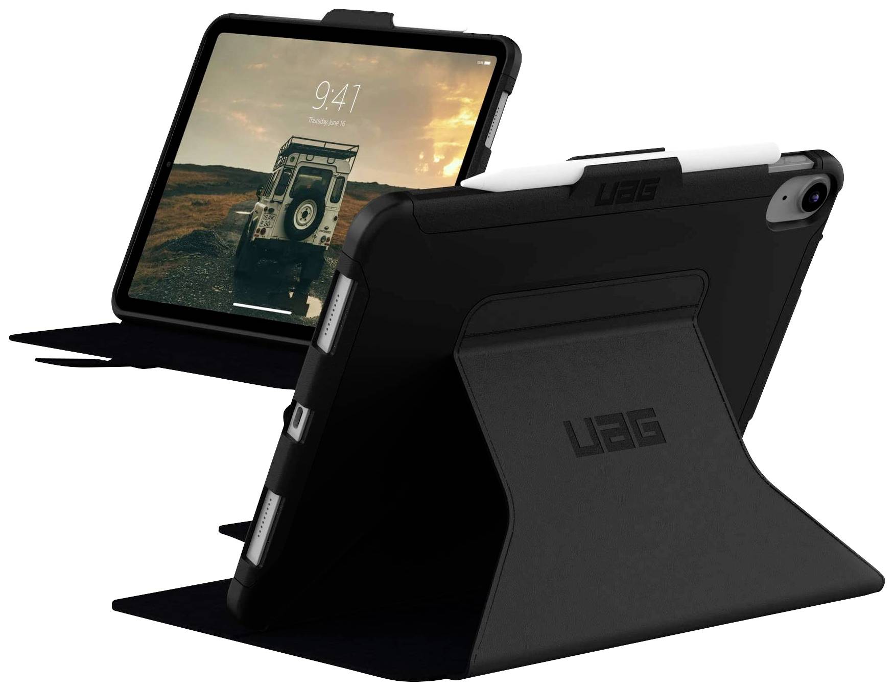 Urban Armor Gear Scout Folio Tablet PC cover Apple iPad 10.9 (Gen.10, 2022) 27,7 cm (10,9) Back cover Black