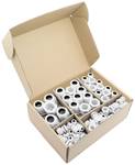 Cable screwing assortment, white - metric, 60 pieces