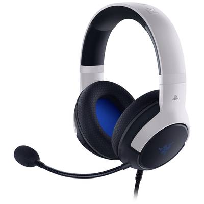 RAZER Kaira X - PlayStation Gaming  Over-ear headset Corded (1075100) Stereo White  Headset, Volume control