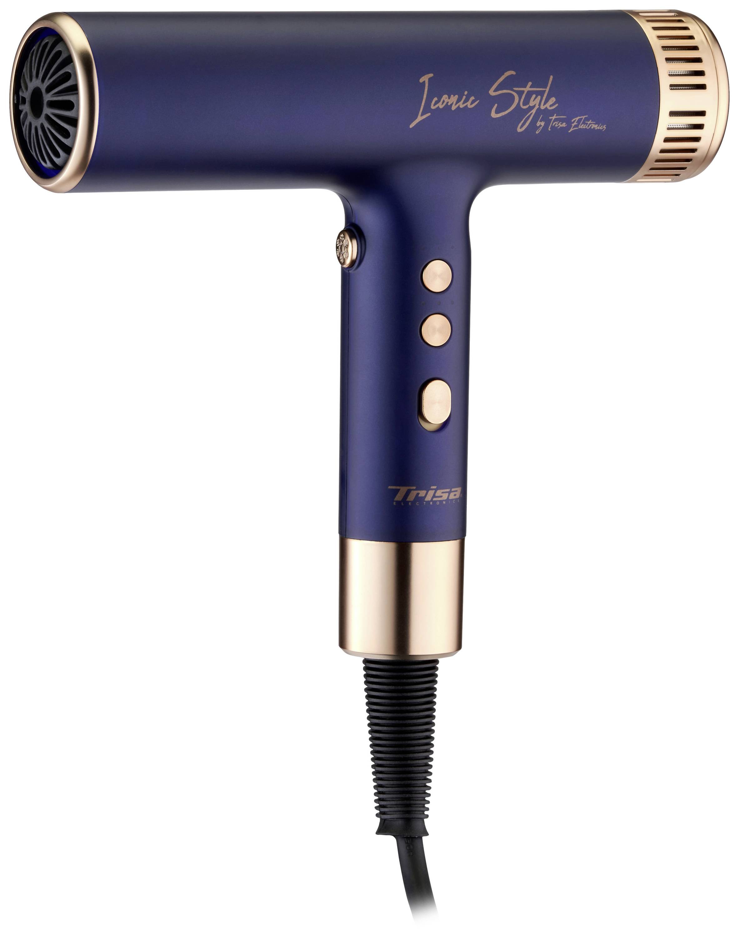 Trisa Ionic Style Hair dryer Blue, Rose Gold 
