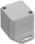 A small, square, grey plastic enclosure with two screw holes for mounting, suitable for electronic components.