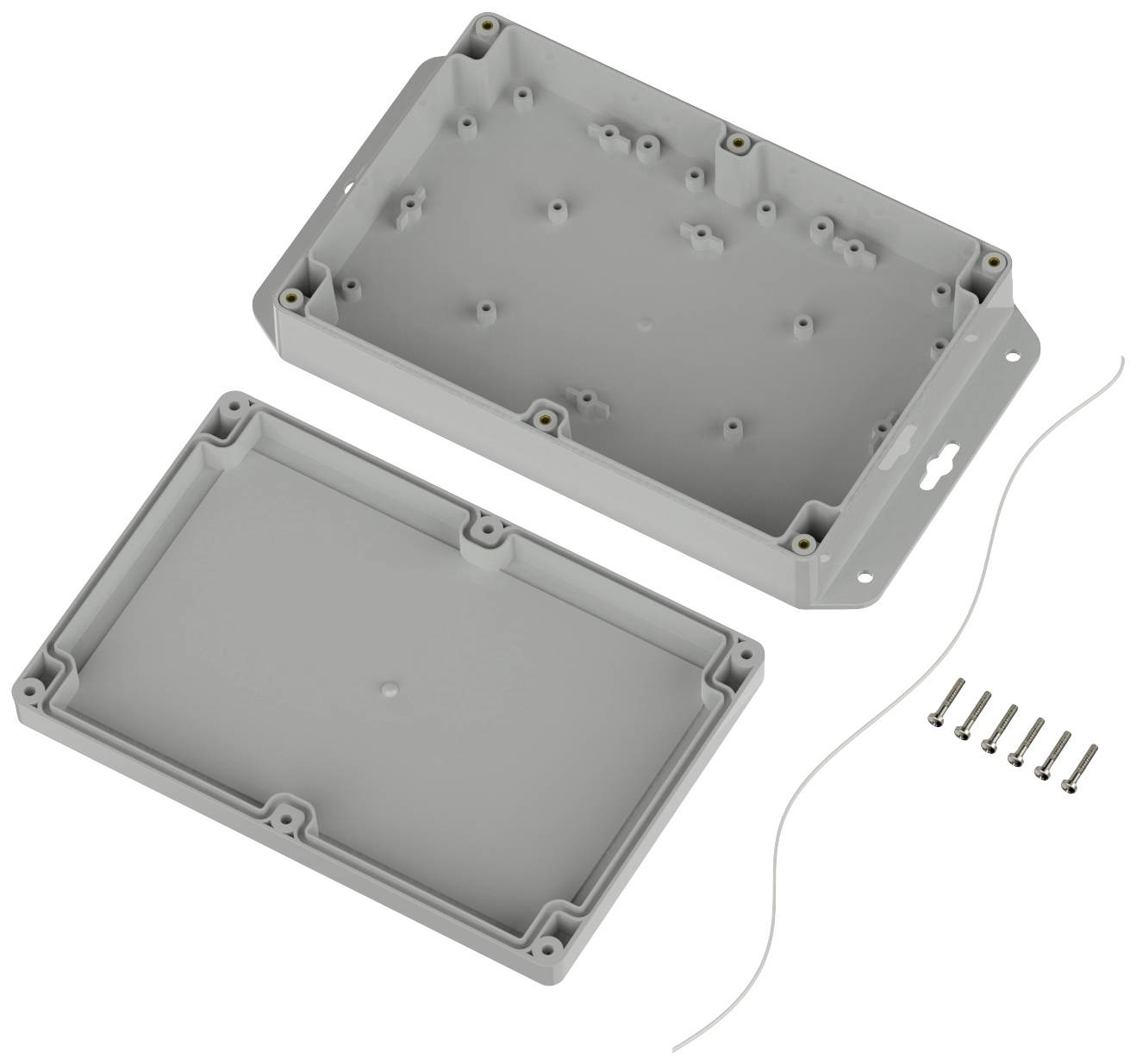 Buy TRU COMPONENTS TC-10860972 Flanged box 209.70 x 139.80 x 45.10 ...