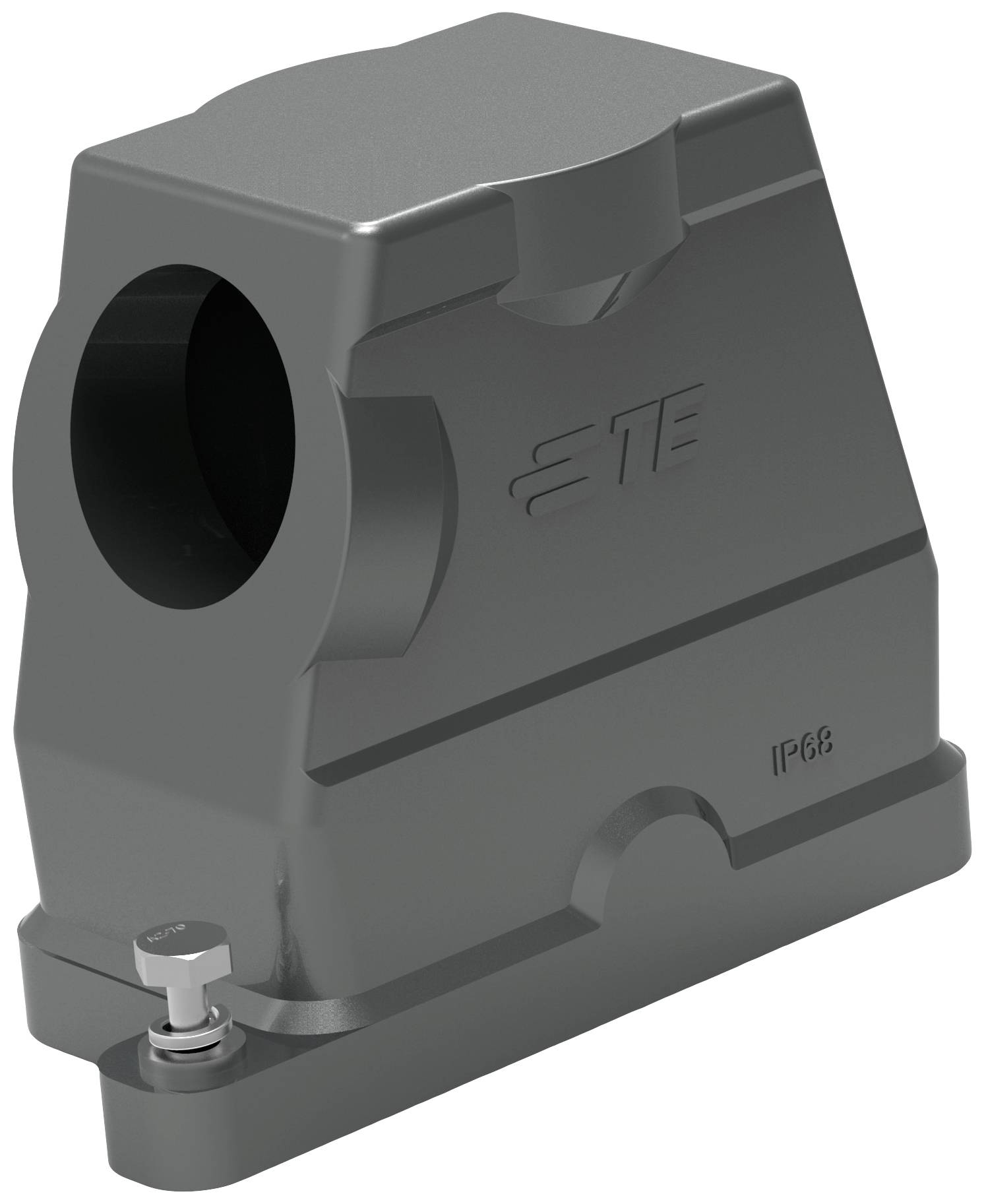 Enclosures for industrial connectors, IP66 protection rating, robust design, suitable for harsh environments.