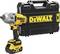 Cordless impact driver and carry case by DeWalt. Tool in black and yellow with XR 18V battery. Case with DeWalt logo.
