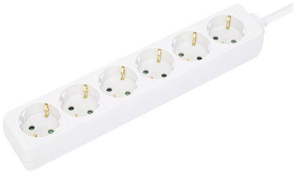 Manhattan 168304 Power strip White PG connector 1 pc(s)