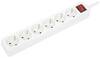 Manhattan 168335 Power strip (+ switch) White PG connector 1 pc(s)
