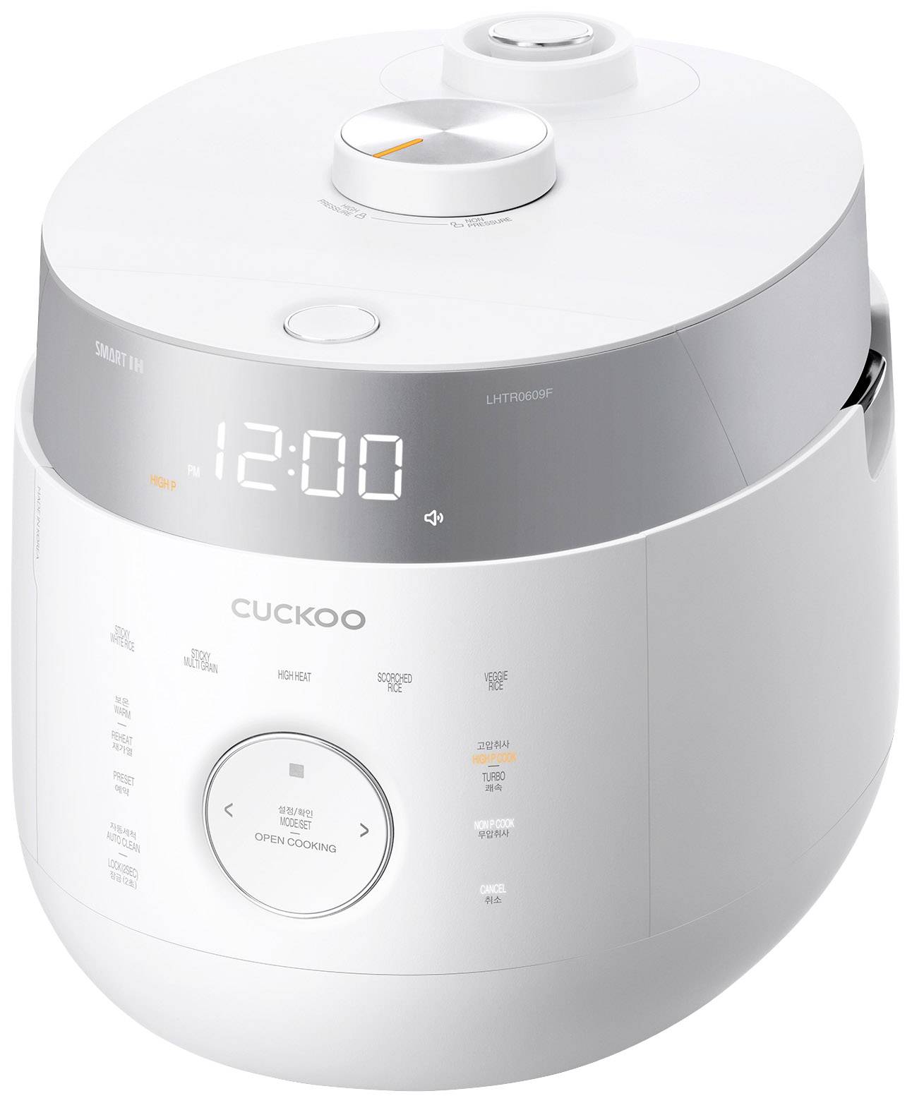 Cuckoo CRP-LHTR1009F Rice cooker White, Silver with graduated beaker