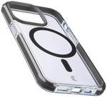 Cellularline Strong Guard Mag Case Compatible with (mobile phone): iPhone 14, Transparent, Black