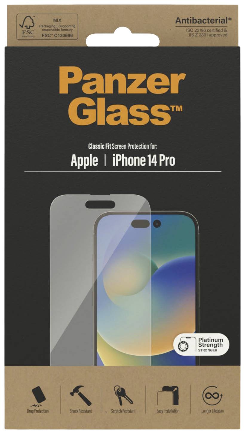 Image of PanzerGlass 2768 Glass screen protector Apple iPhone 14 Pro 1 pc(s) 2768