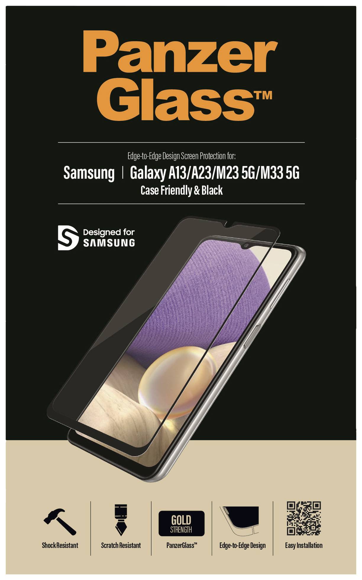 PanzerGlass 7306 Glass screen protector Samsung Galaxy A13, Galaxy A23, Galaxy M23 5G, Galaxy M33 5G 1 pc(s) 7306