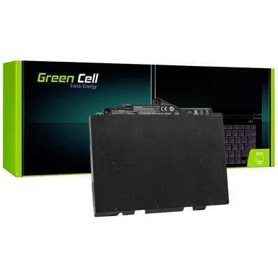 'Laptop battery in front of packaging with the inscription Green Cell Fresh Energy.'