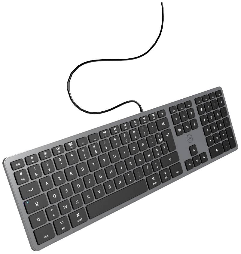 Mobility LAB ML311487 USB Keyboard French, AZERTY Grey