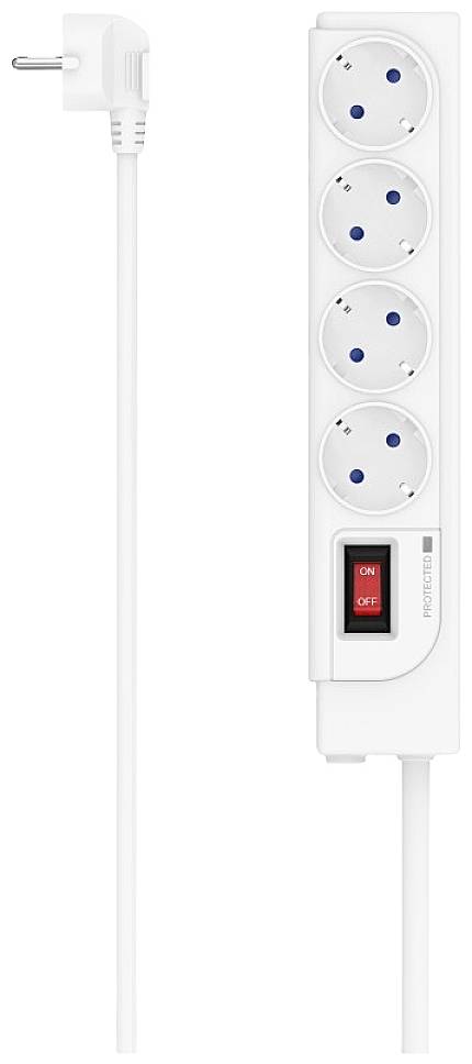Image of Hama 00223165 Power strip (+ switch) White PG connector 1 pc(s)