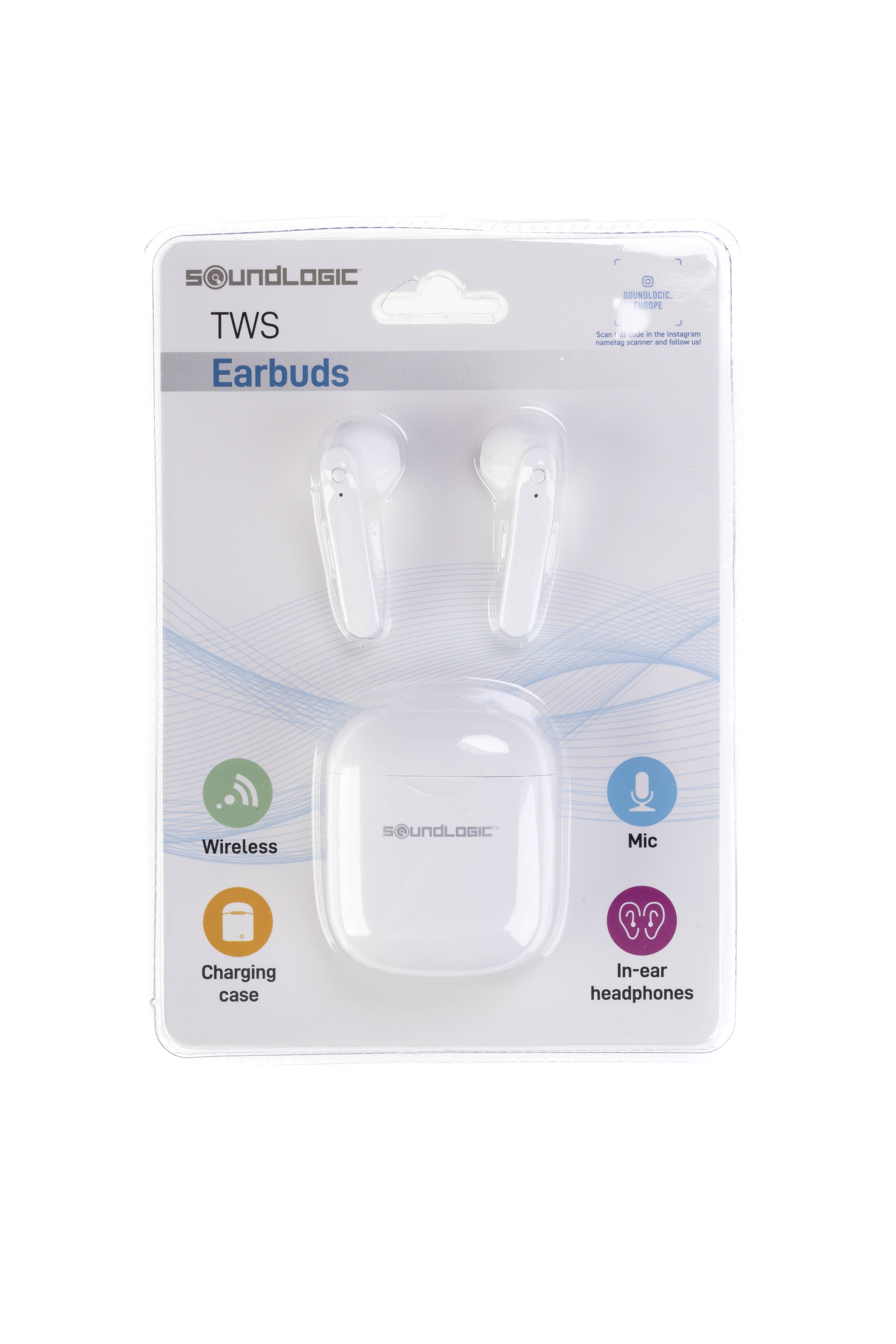 Soundlogic In-ear headphones Bluetooth® White | Conrad.com