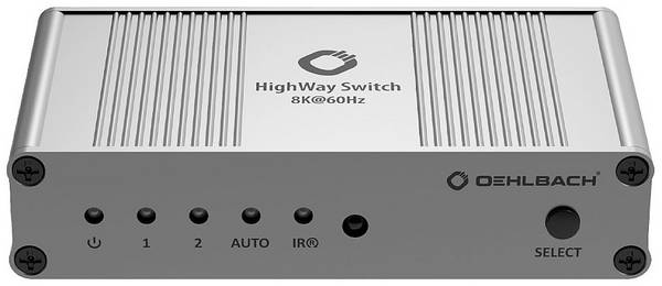Oehlbach D1C6049 HighWay Switch 8K HDMI switch 2 ports