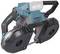 Cordless bandsaw with ergonomic handle, suitable for precise cuts in metal. Battery-powered with robust blades.