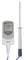 A digital thermometer with a probe shows a temperature of 23.5 degrees Celsius.