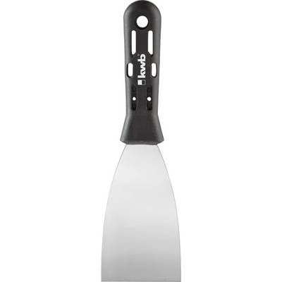 A paint scraper with a black handle and silver blade. Perfect for painting work and removing old paintwork.